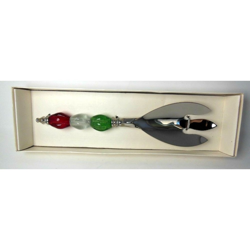 Stainless Serving  Fork  TAG LTD 3 Bead Handle    New In Box